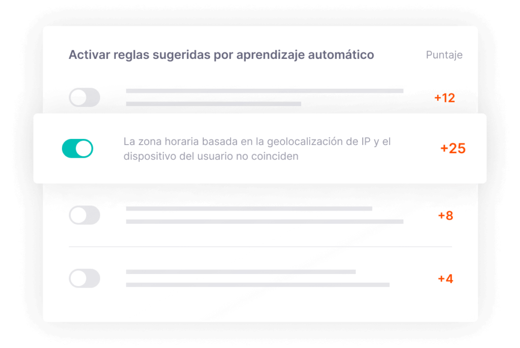 reglas sugeridas para el aprendizaje automático