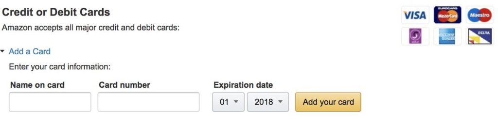 Amazon no CVV fraud prevention friction