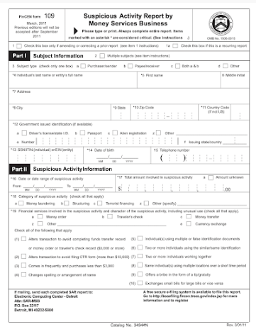 ejemplo de documento SAR