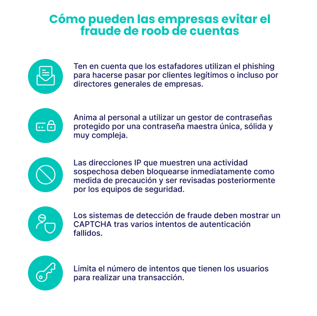 como pueden las empresas evitar el robo de cuentas