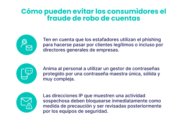 como pueden los consumidores evitar el robo de cuentas