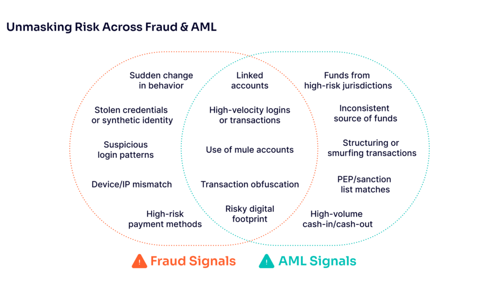 unmasking risk across fraud & AML signals