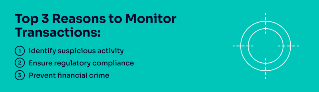 top 3 reasons to use transaction monitoring in AML